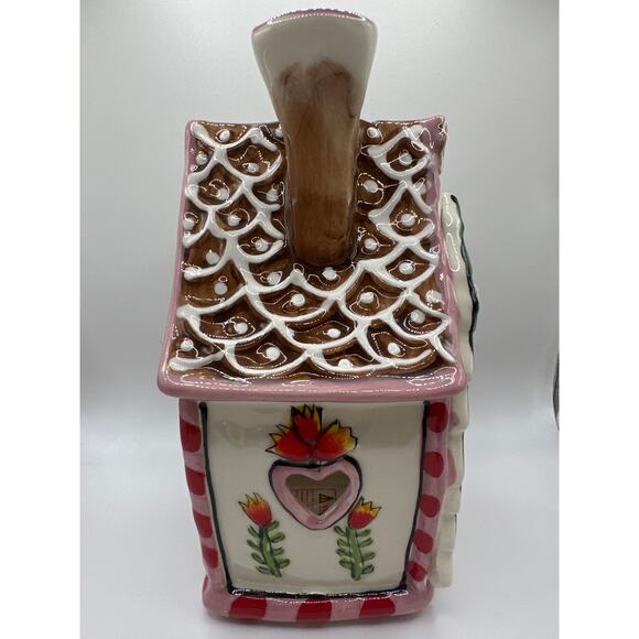 The Gingerbread cottage tea light candle holder Blue Sky Heather Goldmine. NWT - Picture 3 of 12